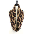 FN20124 Leopard Print Infinity Scarf - MiMi Wholesale