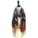 FS1191RB Abstract Viscose Scarf - MiMi Wholesale