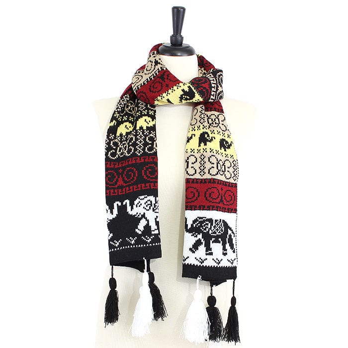 FS40181 Elephant Print Fashion Scarf - MiMi Wholesale