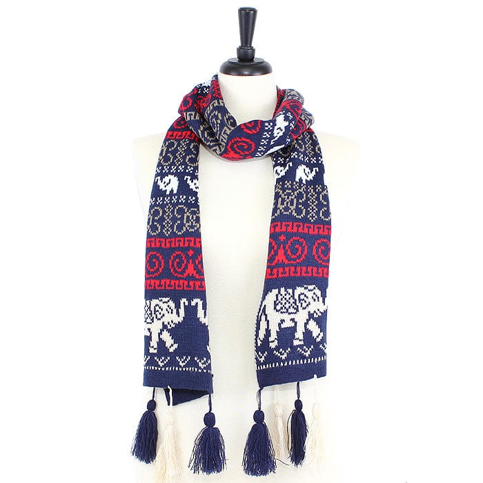 FS40181 Elephant Print Fashion Scarf - MiMi Wholesale