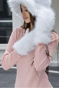 G2004 Women Fur Glove - MiMi Wholesale