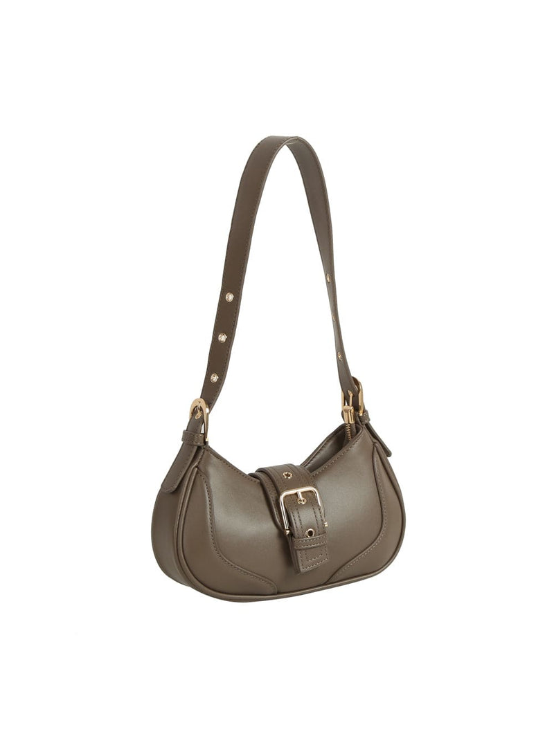 GL0223 Buckle Baguette Shoulder Bag - MiMi Wholesale
