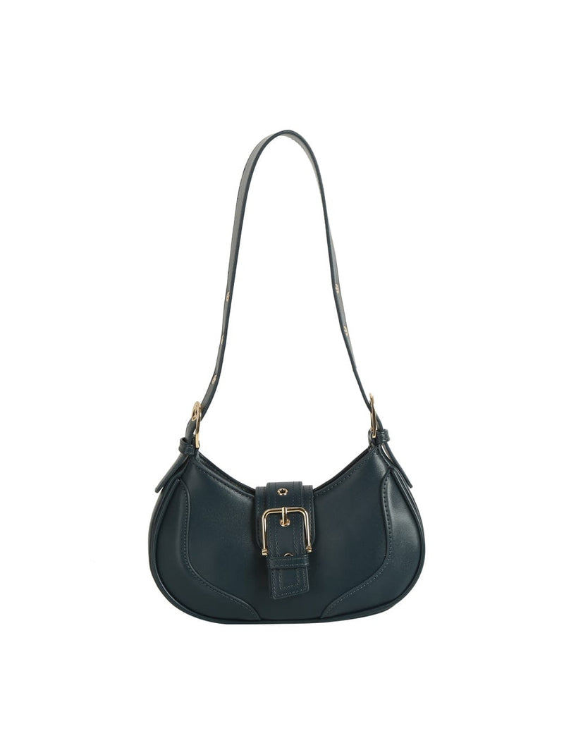 GL0223 Buckle Baguette Shoulder Bag - MiMi Wholesale