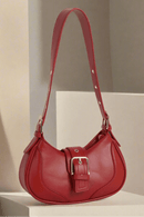 GL0223 Buckle Baguette Shoulder Bag - MiMi Wholesale