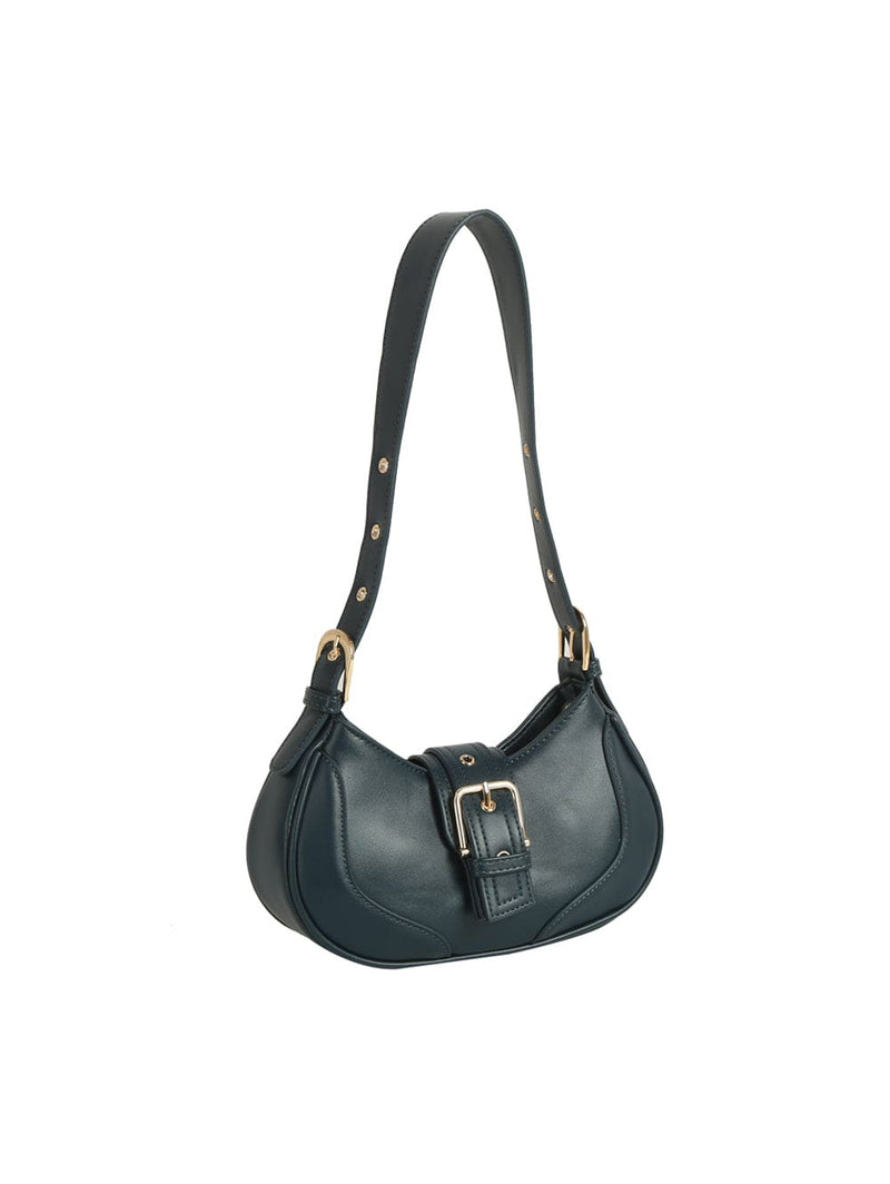 GL0223 Buckle Baguette Shoulder Bag - MiMi Wholesale
