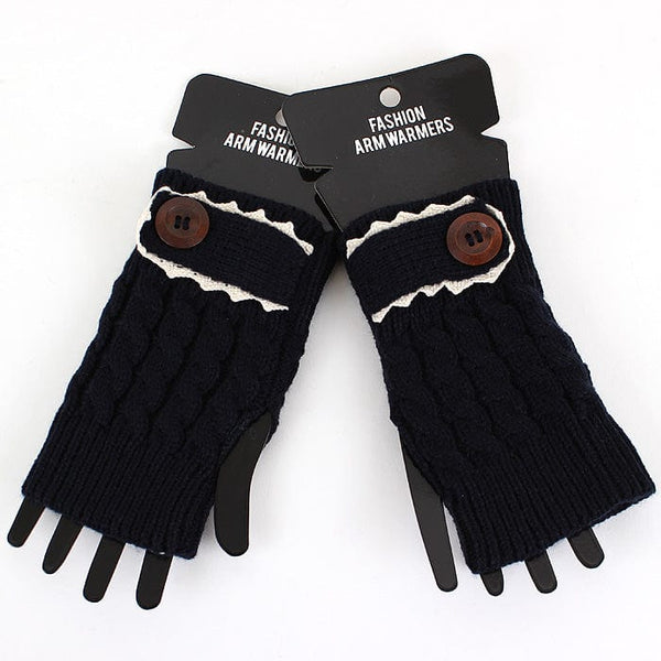 GL12113 Fashion Crochet Fingerless Gloves - MiMi Wholesale