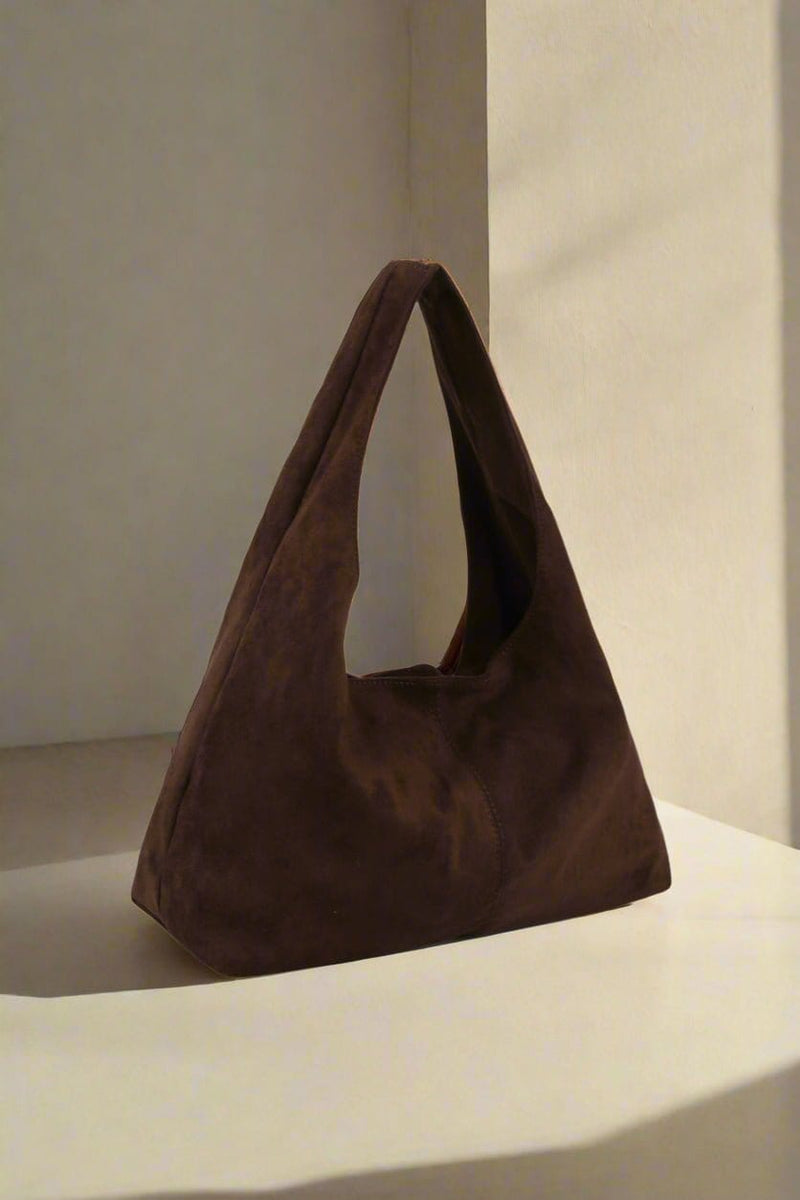 GM0007 Mariah Faux Suede Hobo Tote Bag - MiMi Wholesale