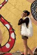 GMS0091 Ari Faux Fur Hobo Bag - MiMi Wholesale