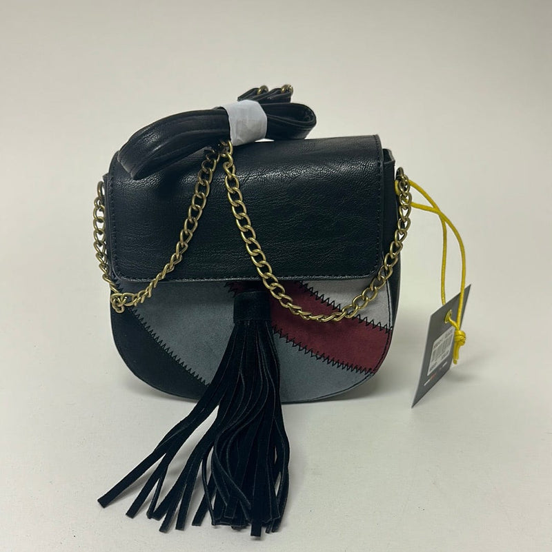 H160401 - 1 Tassel Crossbody Bag - MiMi Wholesale