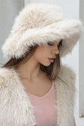 H3441 Oversized Fur Bucket Hat - MiMi Wholesale