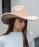 H3443 Fleece Cowboy Hat - MiMi Wholesale