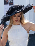 H3529 Arianna Floppy Hat With Tulle - MiMi Wholesale