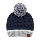 HAT1421/1429 Team Color Ribbed Pom Beanie - MiMi Wholesale