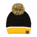 HAT1421/1429 Team Color Ribbed Pom Beanie - MiMi Wholesale