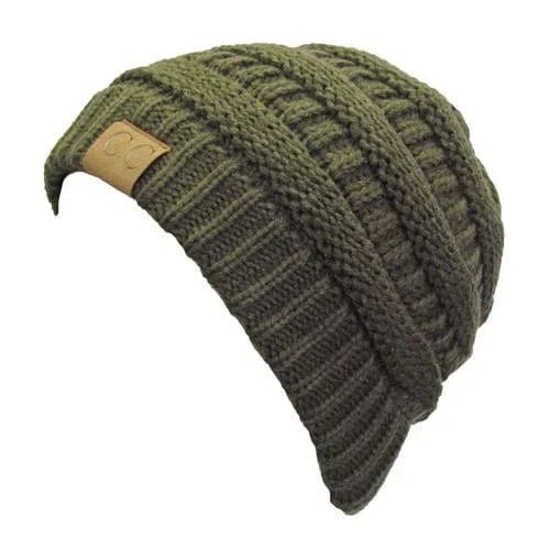 HAT20A Olivia Classic Knit Beanie - MiMi Wholesale