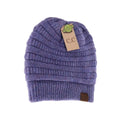HAT4020 Emma Fuzzy Lined Mixed Soft Yarn Beanie - MiMi Wholesale