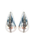 HE3240 CZ Pave Teardrop Earrings - MiMi Wholesale