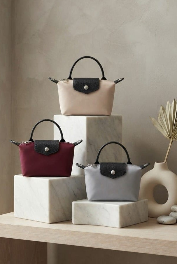 HE781 Eleanor Nylon Mini Crossbody Bag - MiMi Wholesale