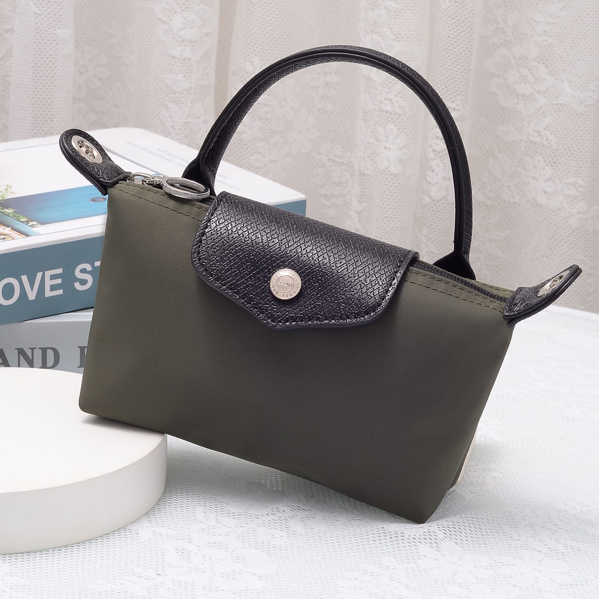 HE781 Eleanor Nylon Mini Crossbody Bag - MiMi Wholesale