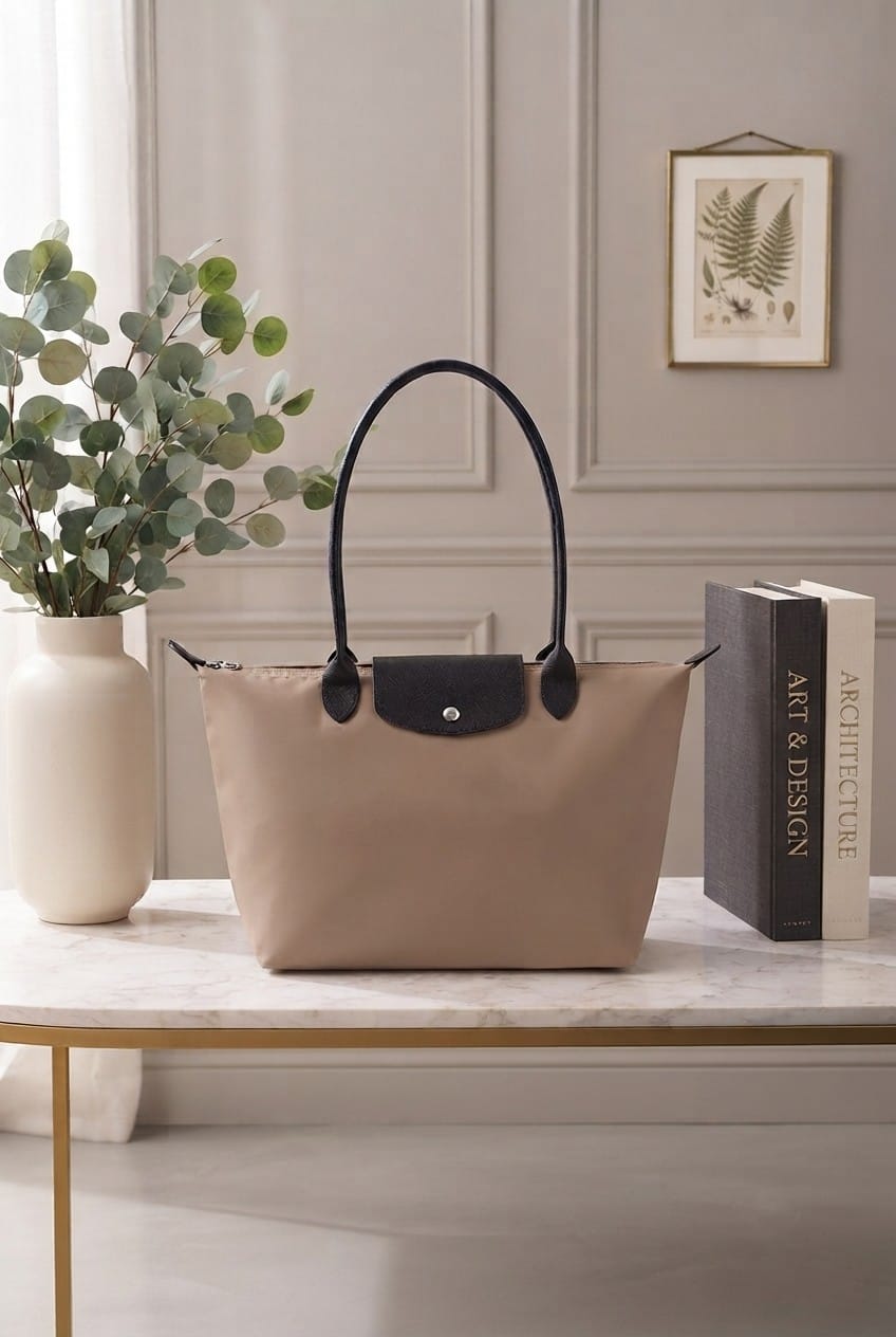 HE785 Olivia Nylon Tote Bag - MiMi Wholesale