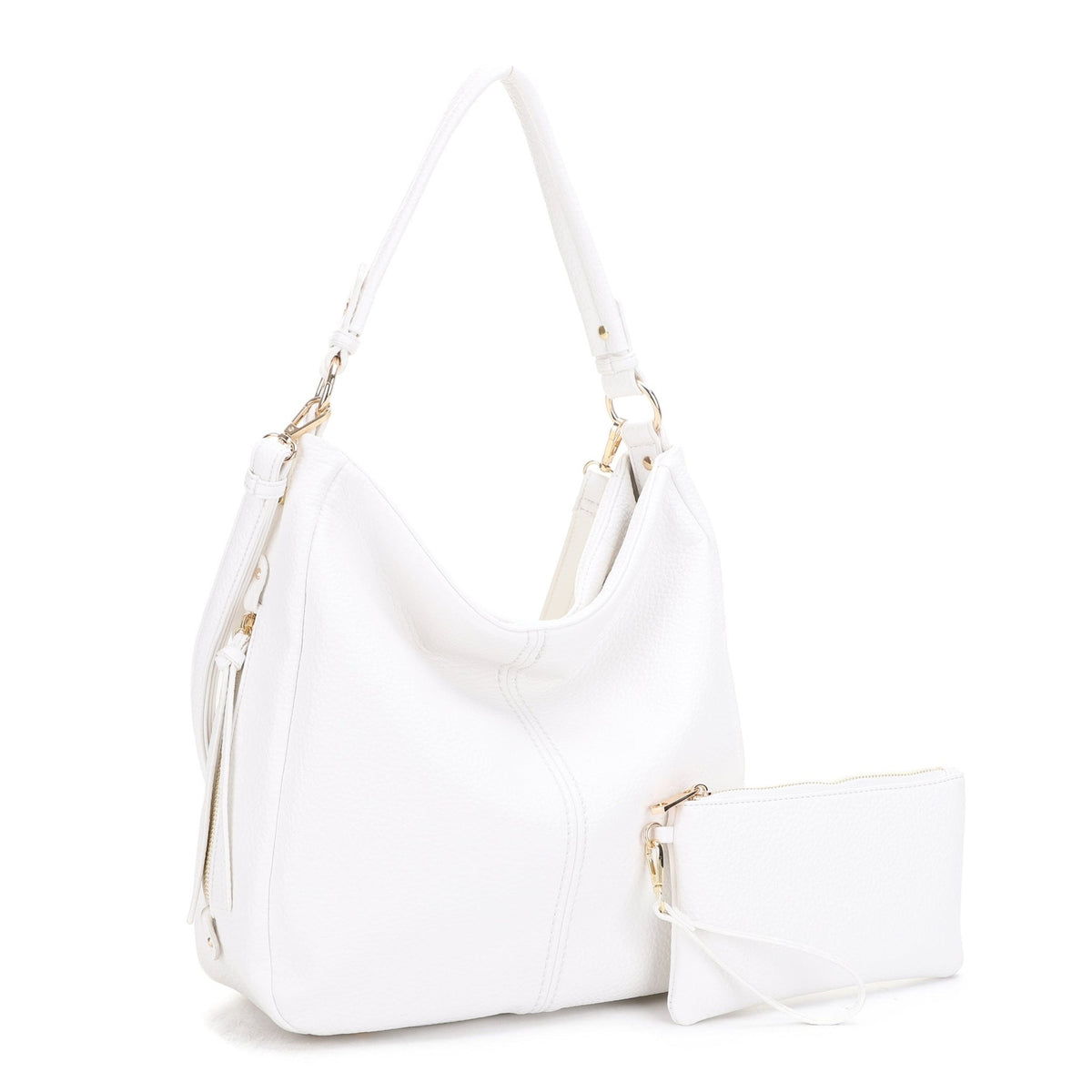 HL20638 Effie 2 in 1 Hobo Tote Bag With Pouch - MiMi Wholesale