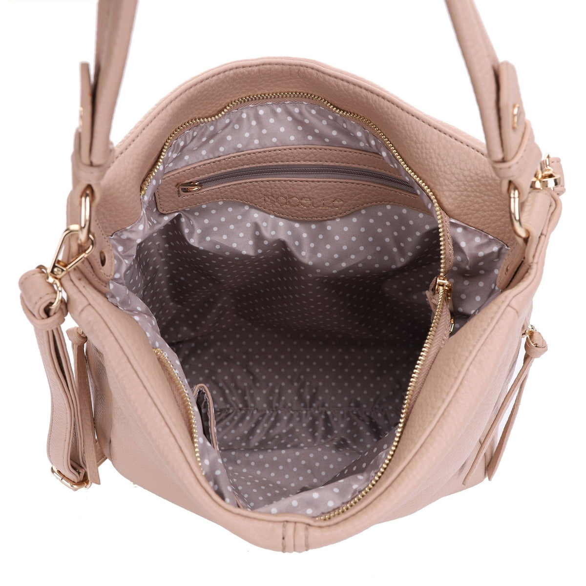 HL20638 Effie 2 in 1 Hobo Tote Bag With Pouch - MiMi Wholesale