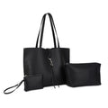 HL70102T Mya 3 in 1 Tote Bag With Pouch and Wallet Set - MiMi Wholesale