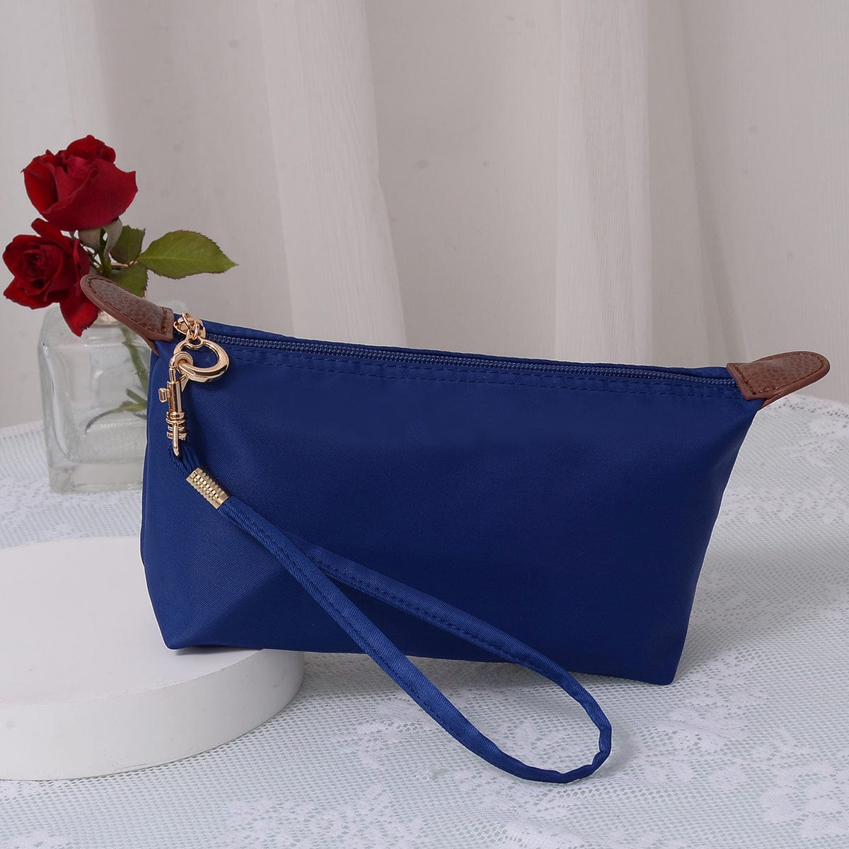 HM1006 Monogrammable Nylon Fabric Cosmetic Bag - MiMi Wholesale