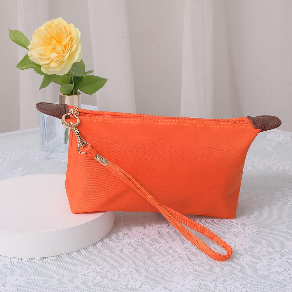 HM1006 Monogrammable Nylon Fabric Cosmetic Bag - MiMi Wholesale