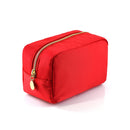 HM1012 Emma Round Zippered Nylon Cosmetic Pouch Bag - MiMi Wholesale