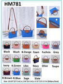 HM781 Penny Nylon Mini Crossbody Bag - MiMi Wholesale