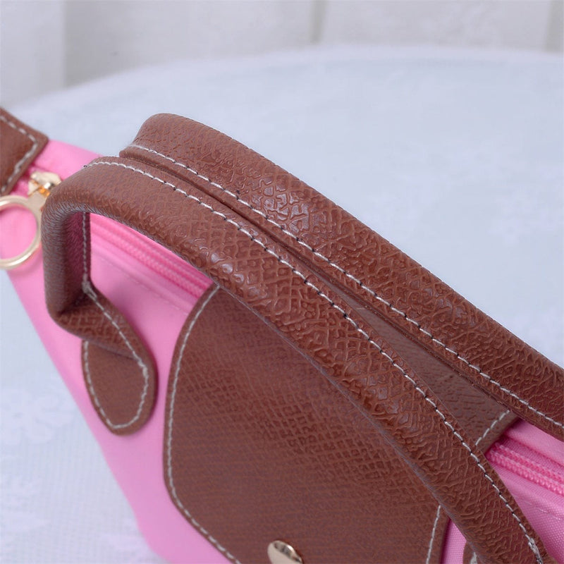 HM782 Britney Nylon Double Handle Mini Crossbody Bag - MiMi Wholesale