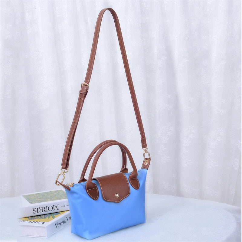 HM782 Britney Nylon Double Handle Mini Crossbody Bag - MiMi Wholesale