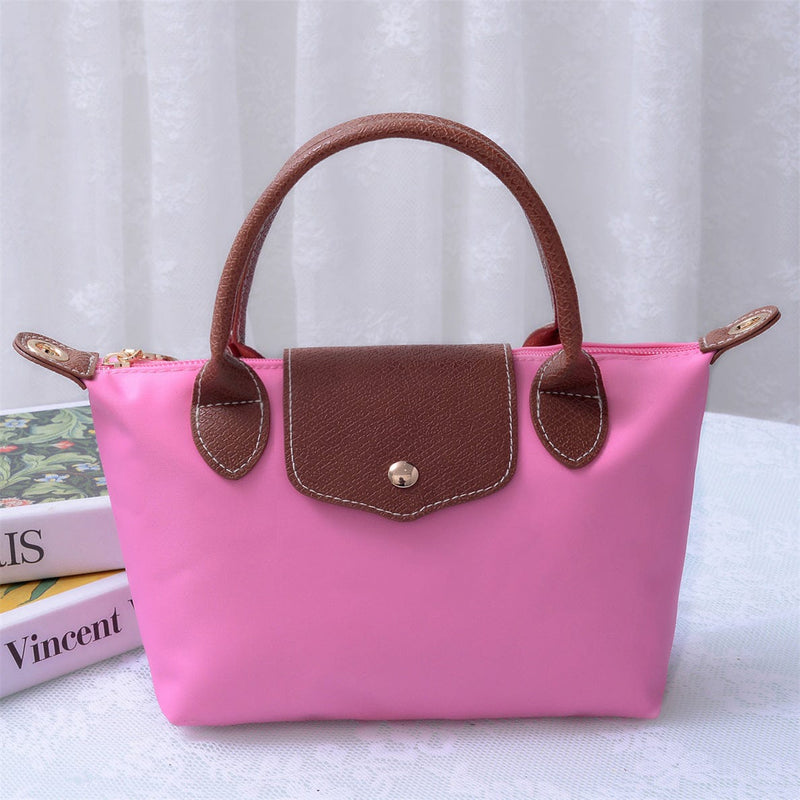 HM782 Britney Nylon Double Handle Mini Crossbody Bag - MiMi Wholesale