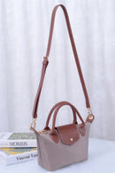 HM782 Britney Nylon Double Handle Mini Crossbody Bag - MiMi Wholesale