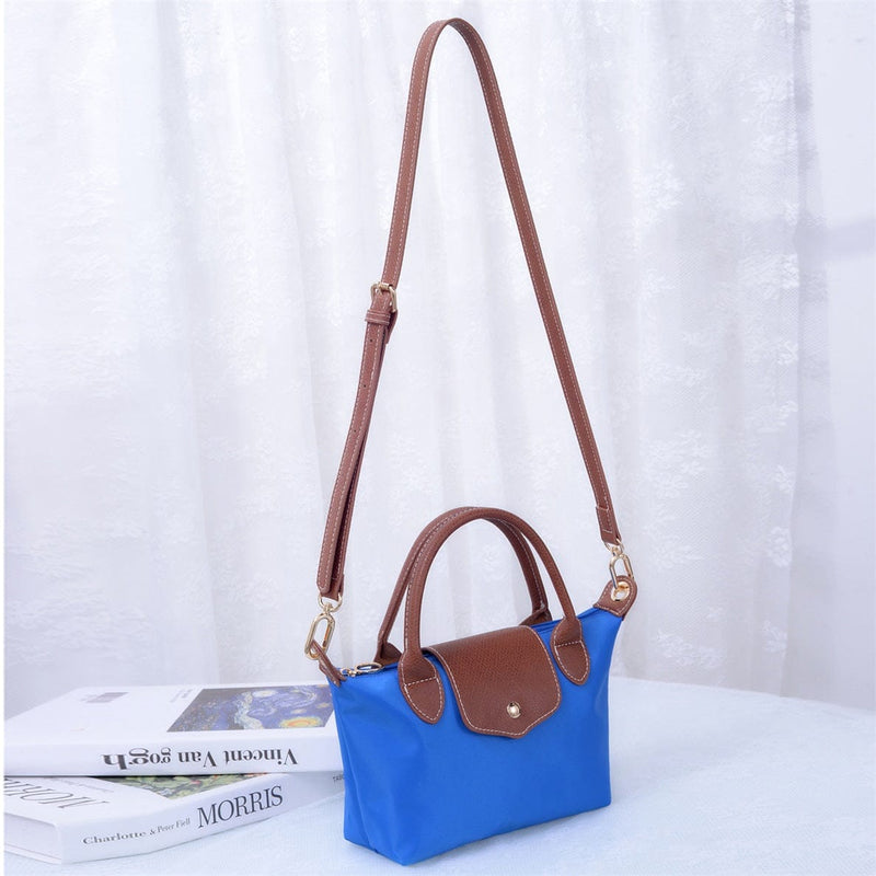 HM782 Britney Nylon Double Handle Mini Crossbody Bag - MiMi Wholesale