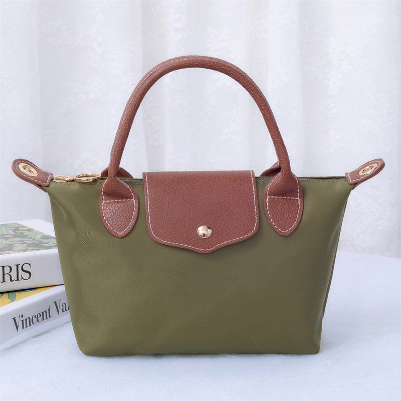 HM782 Britney Nylon Double Handle Mini Crossbody Bag - MiMi Wholesale