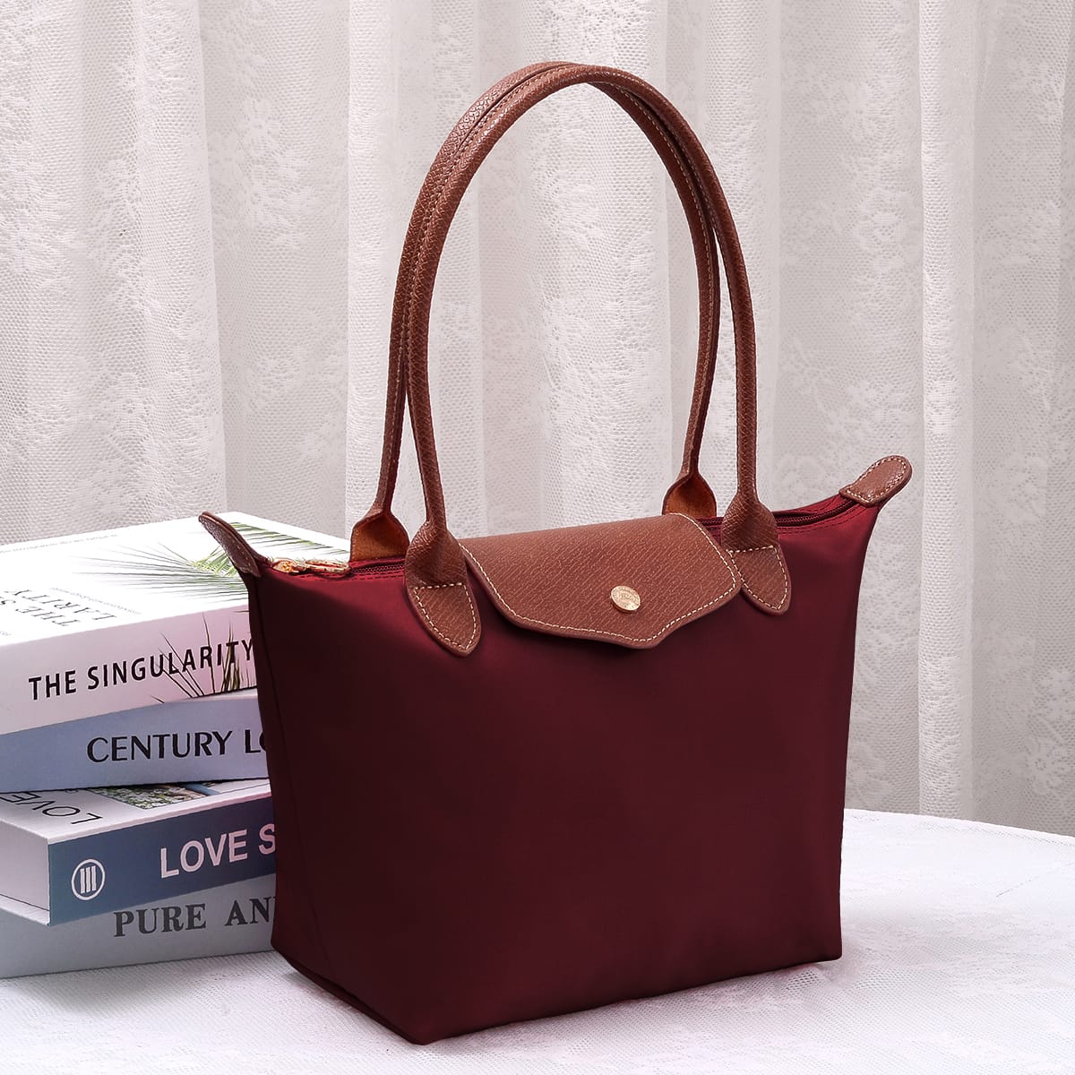 HM783 Shiloh 13 inch Nylon Tote Bag - MiMi Wholesale