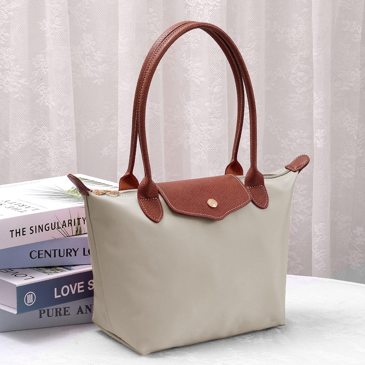HM783 Shiloh 13 inch Nylon Tote Bag - MiMi Wholesale