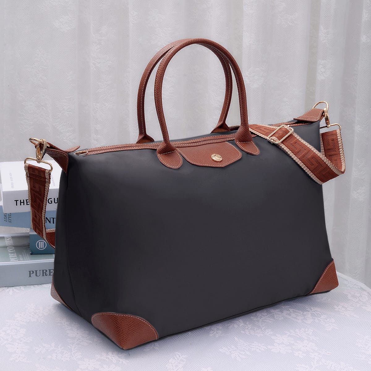 HM786 Marisa Nylon Duffel/Weekender Bag - MiMi Wholesale