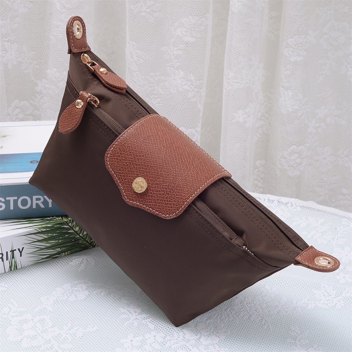 HM787 Ciara Nylon Crossbody Bag - MiMi Wholesale