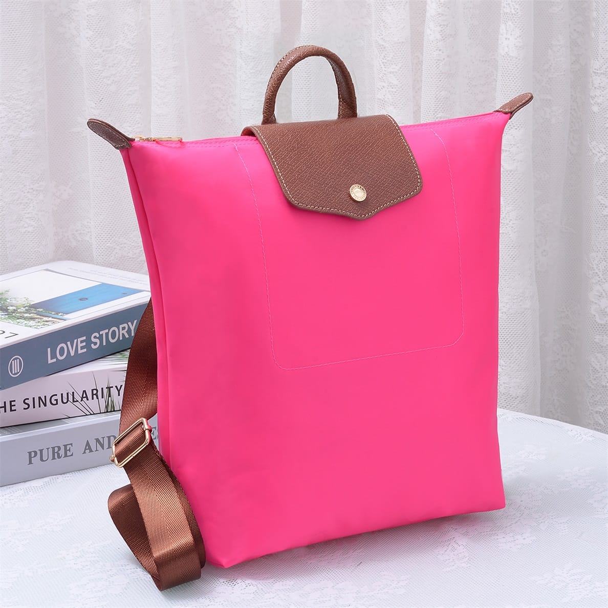 HM788 Glissel Nylon Backpack - MiMi Wholesale