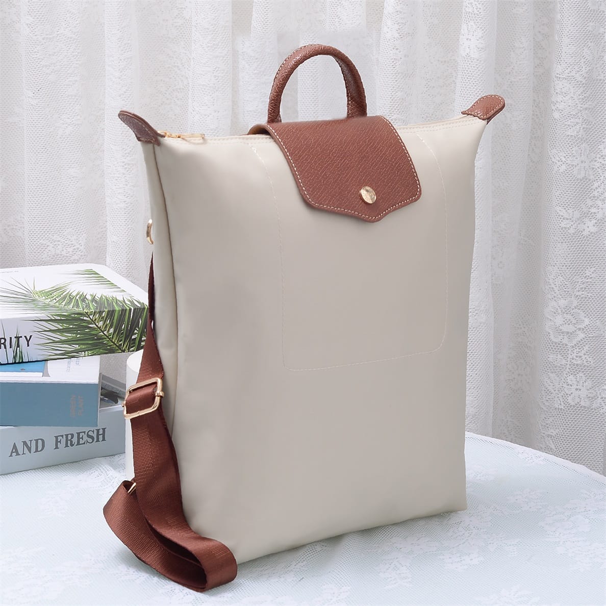 HM788 Glissel Nylon Backpack - MiMi Wholesale