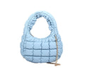 HQ127 Olivia Mini Quilted Puffer Top Handle Crossbody Bag - MiMi Wholesale