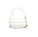 HQ127 Olivia Mini Quilted Puffer Top Handle Crossbody Bag - MiMi Wholesale