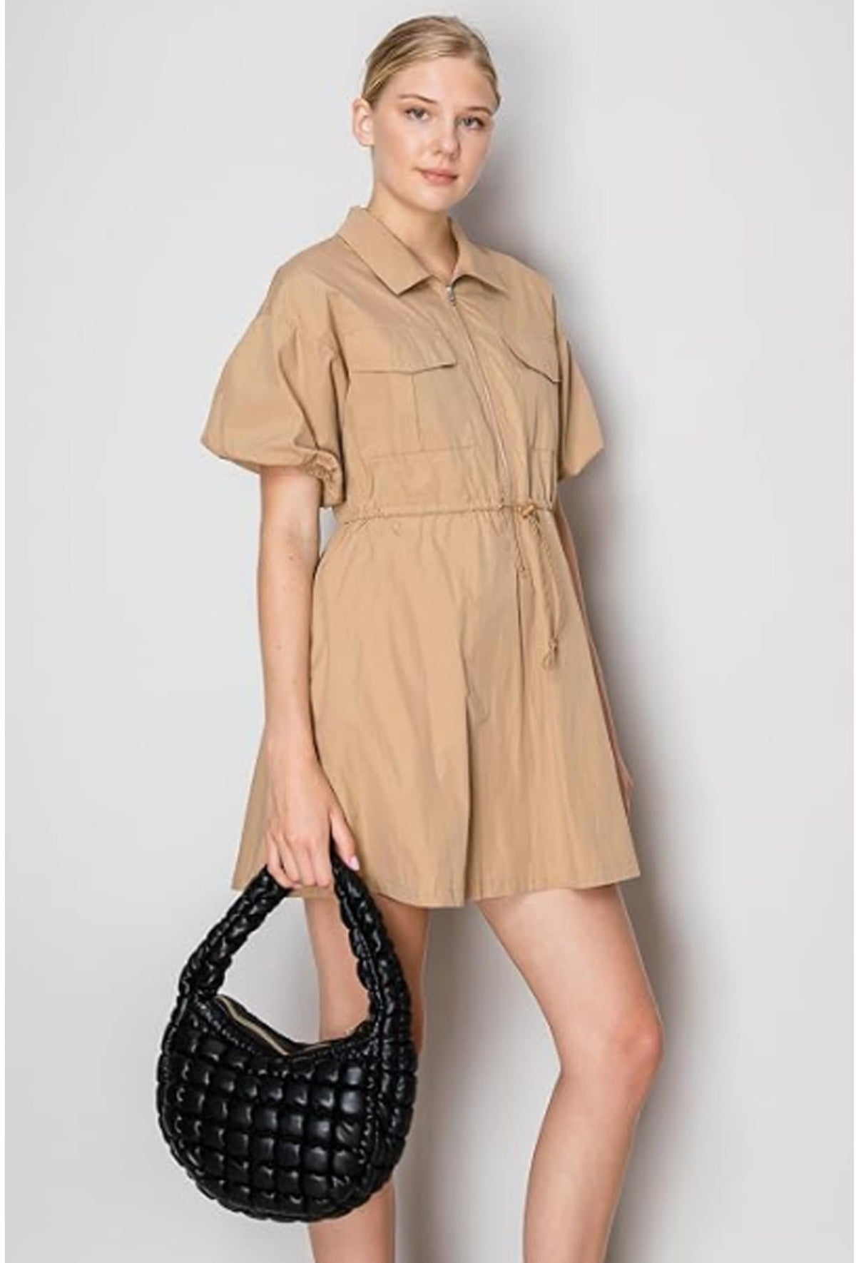 HQ128 Mila Quilted Puffer Shoulder Bag - MiMi Wholesale