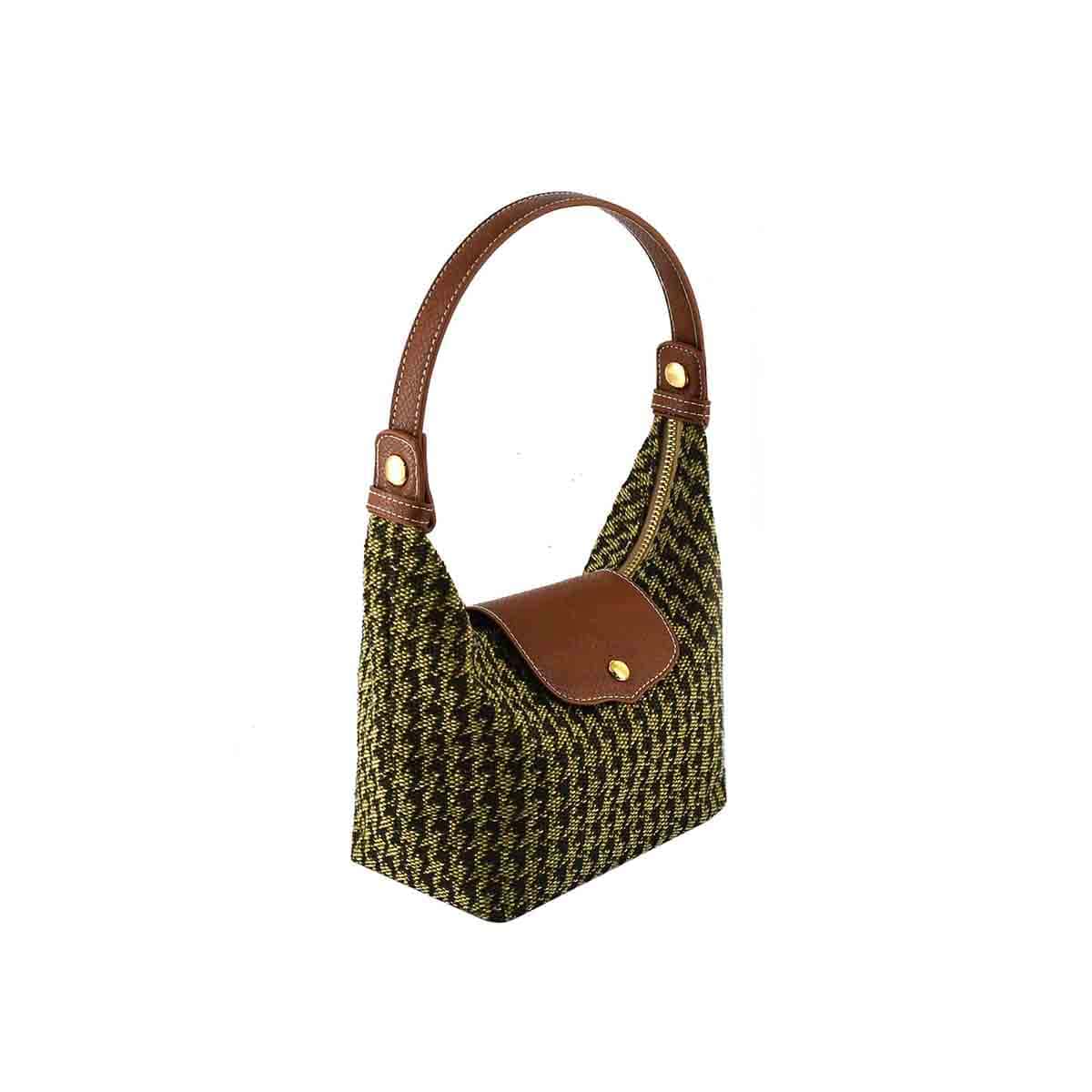 HT780 Houndstooth Convertible Clutch/Shoulder/Crossbody Bag - MiMi Wholesale