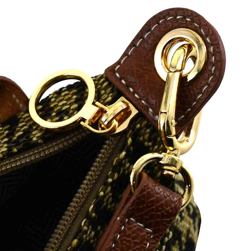 HT781 Houndstooth Mini Crossbody Bag - MiMi Wholesale