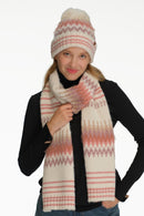 HTC0060 Multi Color Chevron Yarn Beanie - MiMi Wholesale