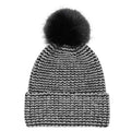 HTC0064 Two Tone Angora Cuff Beanie - MiMi Wholesale